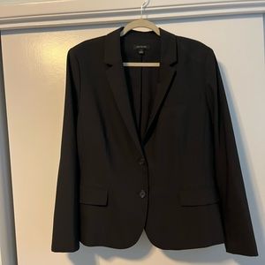 Ann Taylor black blazer, size 18, 2 button